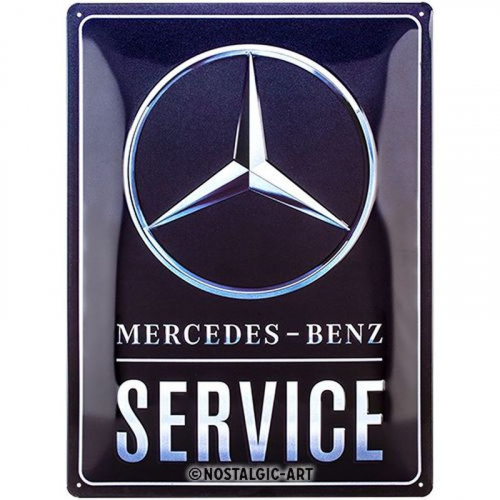 Blechschild Mercedes Service 1